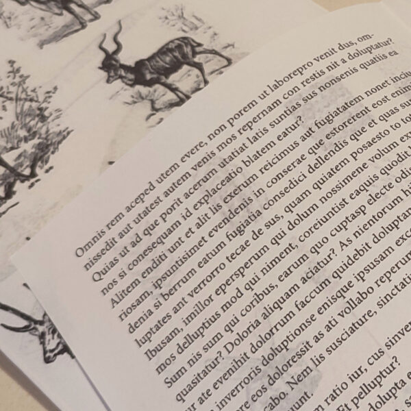 papier z kierunkiem włókien po krótszym boku do zadruki książek